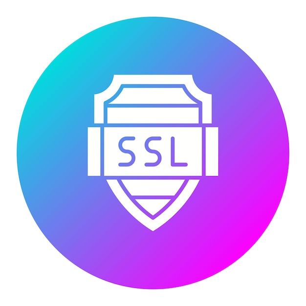 SSL vector icon Can be used for Web Hosting iconset