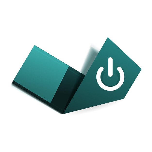 Start power button ui icon design on off application symbol