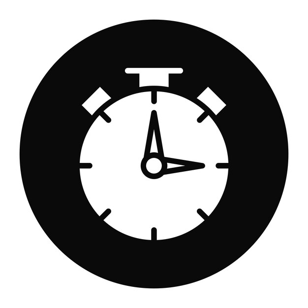 Stopwatch icon vector image Can be used for Science