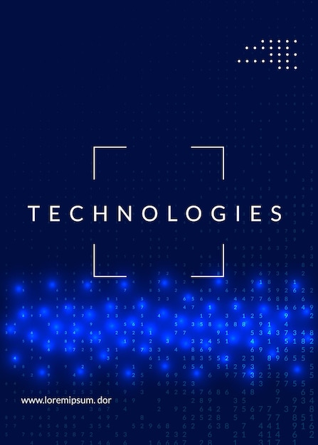 Stordata bakgrunn. Teknologi for visualisering artificial intelligence i