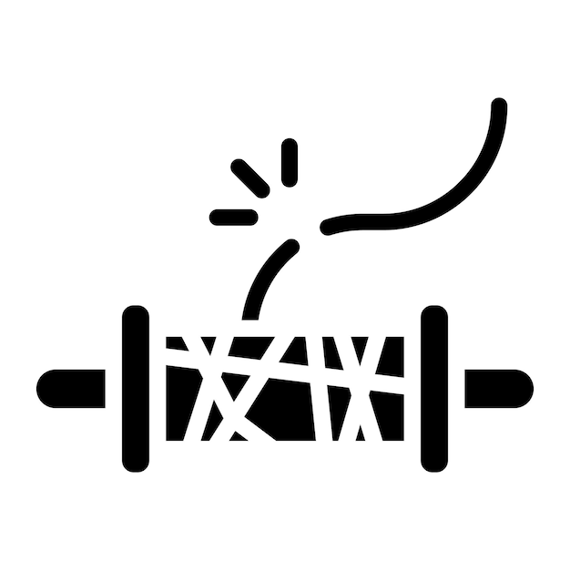 String icon vector image Can be used for Mining And Crafting