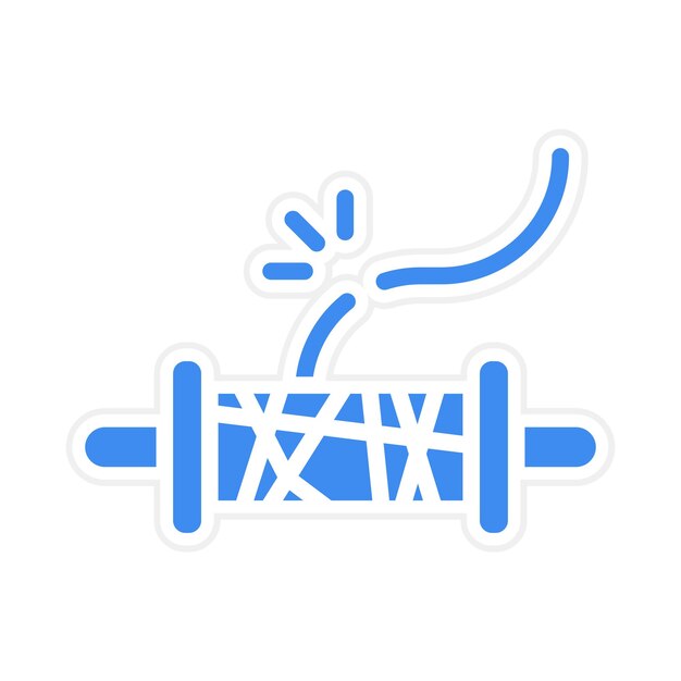 String icon vector image Can be used for Mining And Crafting