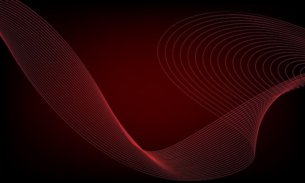Stylized colorful wave line. Element for design.