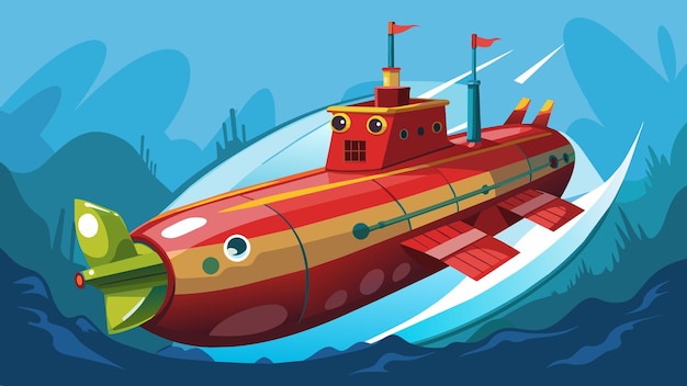 submarine vector graphics illustration eps source file format lossless scaling icon design
