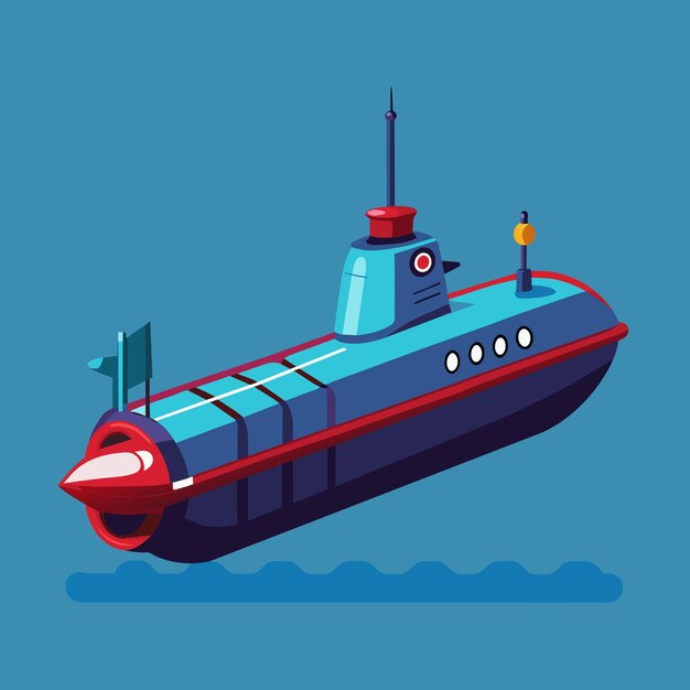 submarine vector graphics illustration eps source file format lossless scaling icon design