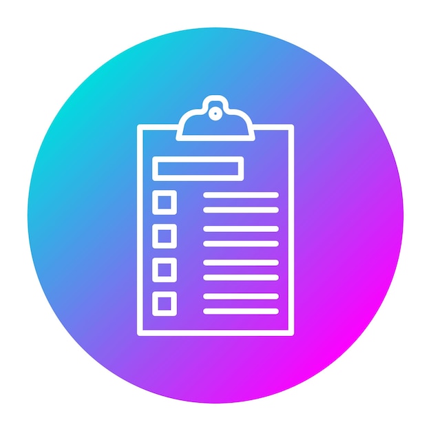 Summary List vector icon Can be used for Documents And Files iconset