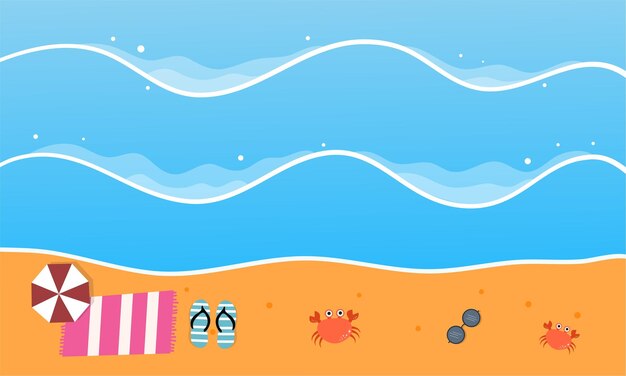 summer illustration vector day for summer time background and summer vibesx9