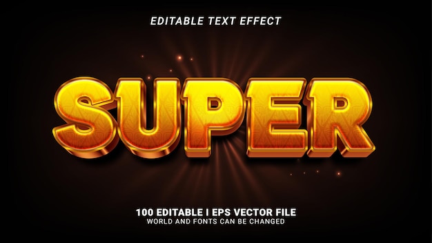 super text effect