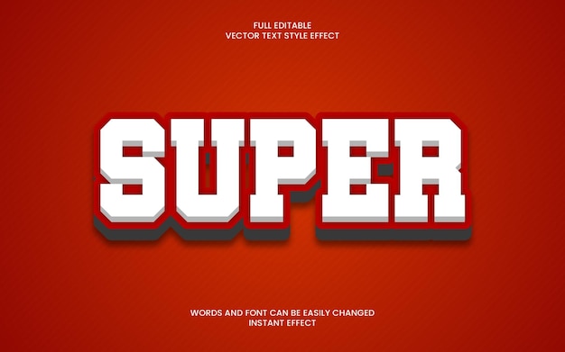 super text effect