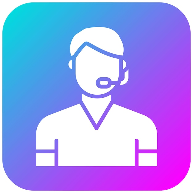 Support Center vector icon Can be used for Contact Us iconset