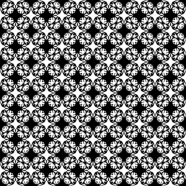 Svart og hvitt overflatemønster tekstur Bw ornamentalt grafisk design Mosaikk ornamenter Mønster mal
