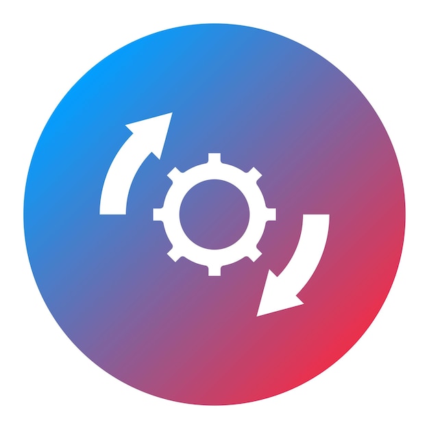 System Integration icon vector image Can be used for Industry