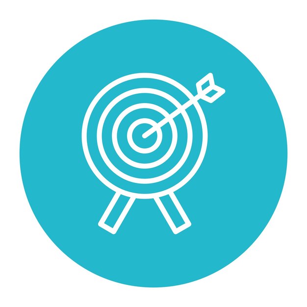 Target icon vector image Can be used for Sport Equipment