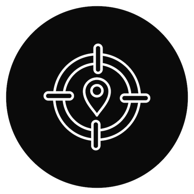Target Location icon vector image Can be used for Digital Marketing