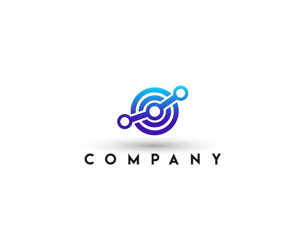 Target Metric Logo metric circle analyst vector