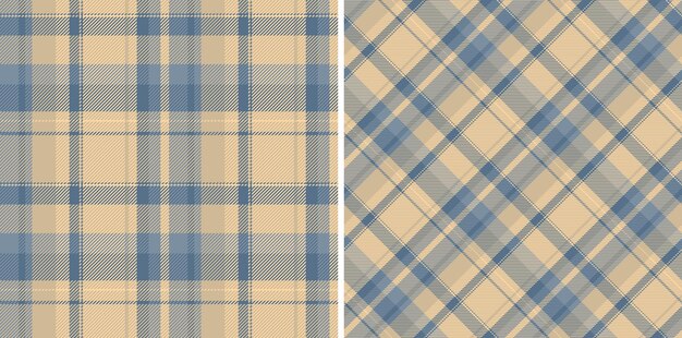 tartan vector fabric of background texture pattern with a textile seamless check plaid set in novelty colors