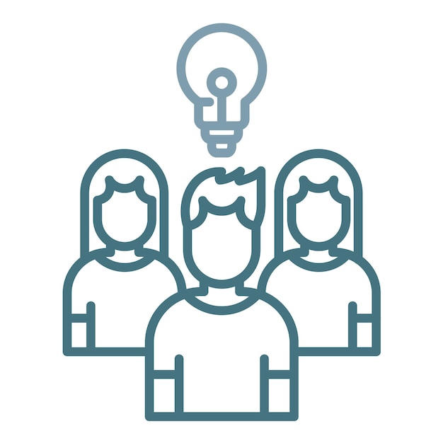 Team Work Flat Illustration