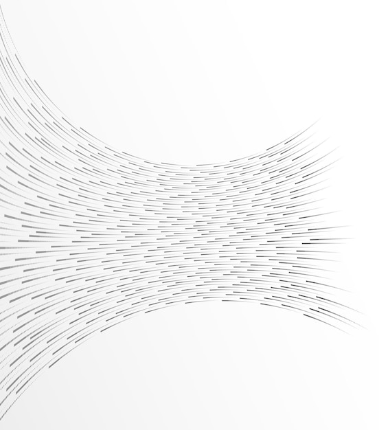 Technology vector abstract background with lines big data flow, 3D abstraction of nanotechnology and science, electronics and digital style, wire net dimensional perspective.