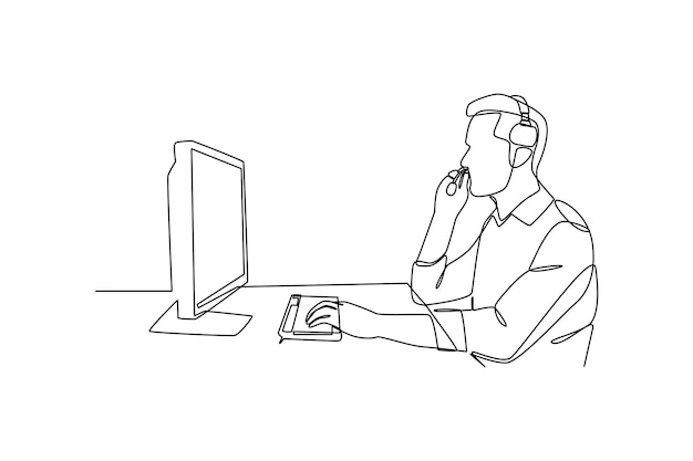 Template AI Simple Lines