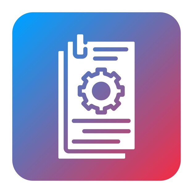 test log icon vector image can be used for software testing