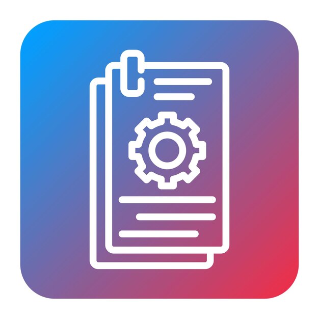 test log icon vector image can be used for software testing
