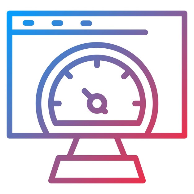 test run icon vector image can be used for software testing