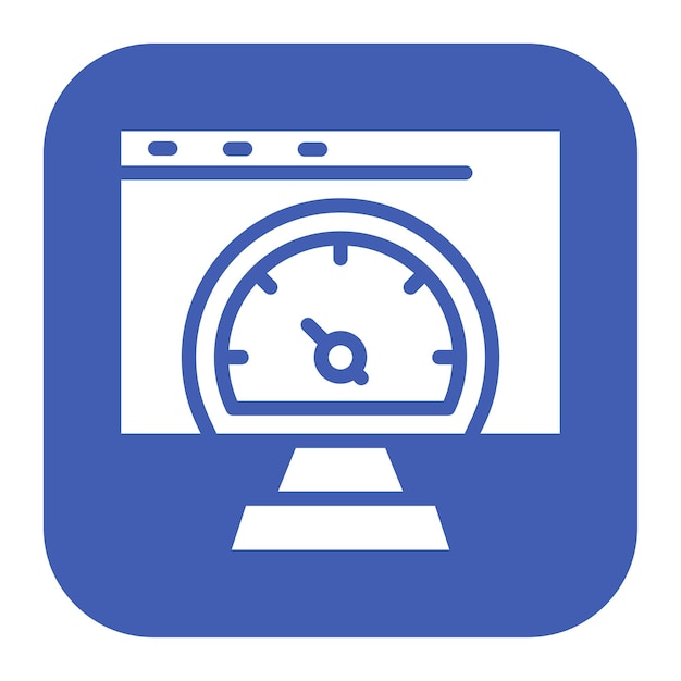 test run icon vector image can be used for software testing