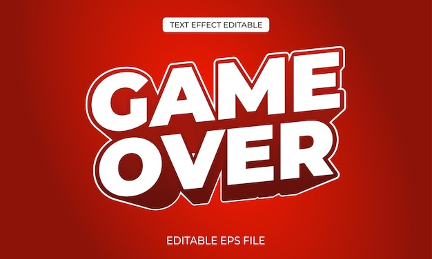 Text 3D editable vector design