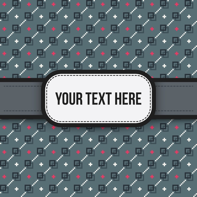 Text background with colorful pattern. Useful for presentations, advertising and scrapbooking.