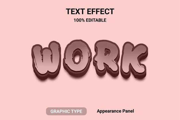 Text effect comic font style fully editable