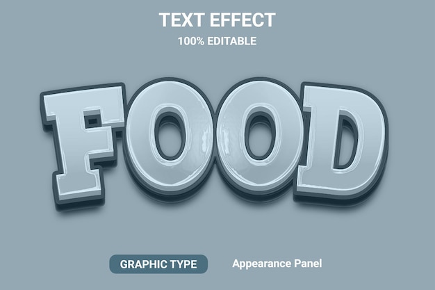 Text effect comic font style vector fully editable EPS file