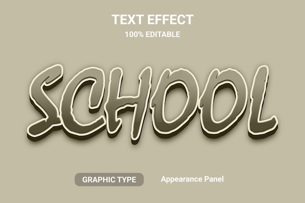 text effect font style fully editable eps file