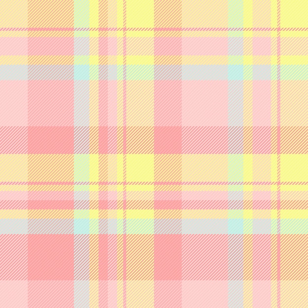 Texture textile seamless of tartan check background with a fabric vector plaid pattern