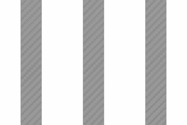 Textured lines fabric vector wear texture stripe seamless Patterned background vertical textile pattern in white and black colors