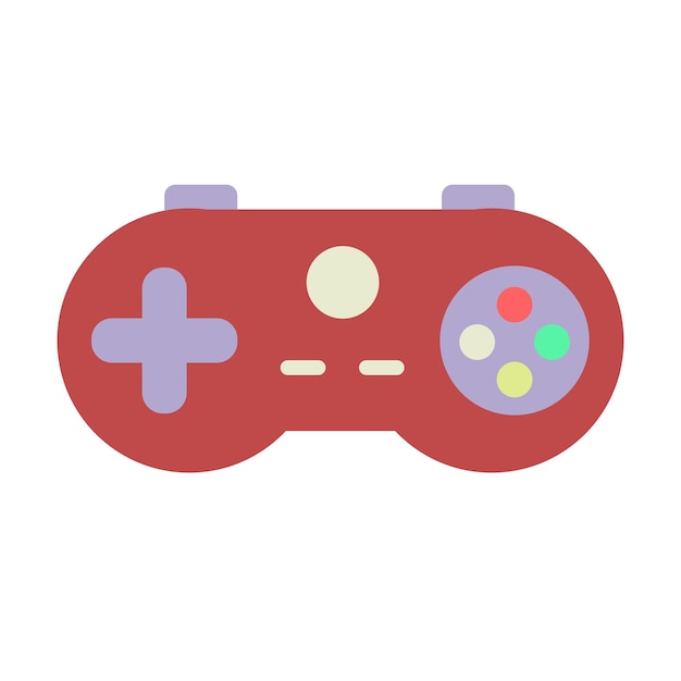 The Game Console is red in color with a minimalist look