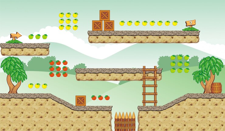 Tileset-plattform for å lage mobilspill