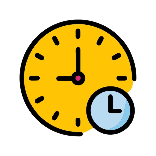 time icon broken line