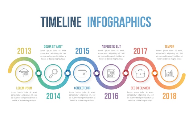 timeline infographics