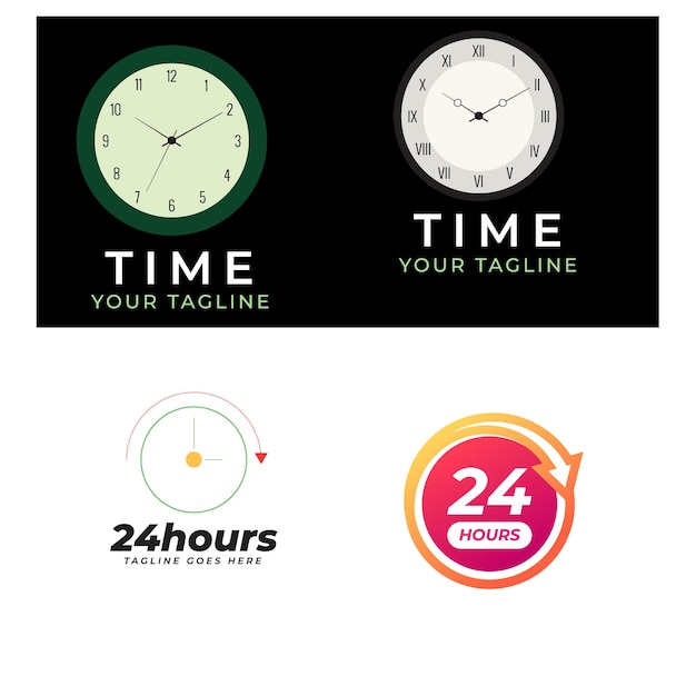 Timer icons set speed time vector icons setRapid line symbol Countdown timer collection