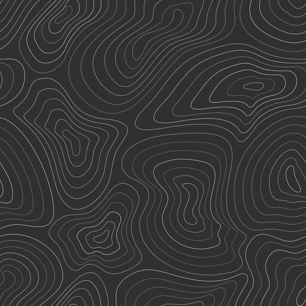 Topographic map topographer seamless pattern typography linear background for mapping and audio equalizer backdrop Vector illustration