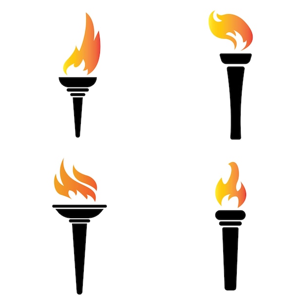 torch icon vector