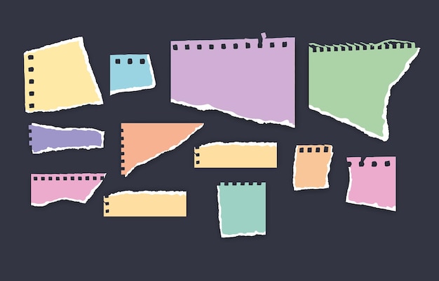 Torn Paper Pieces Collection
