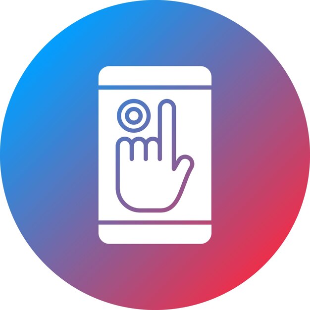 Touch Screen icon vector image Can be used for User Experience
