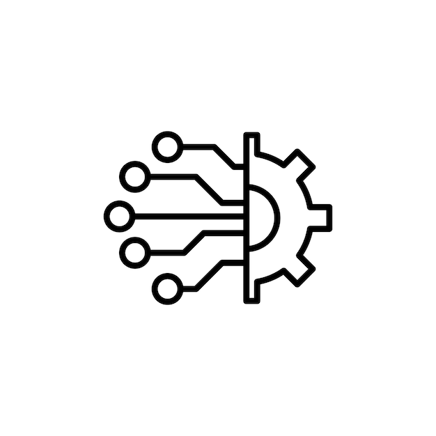 Transform icon set business fintech system vector symbol engineering skill evolution sign digital data technology icon in black filled and outlined style