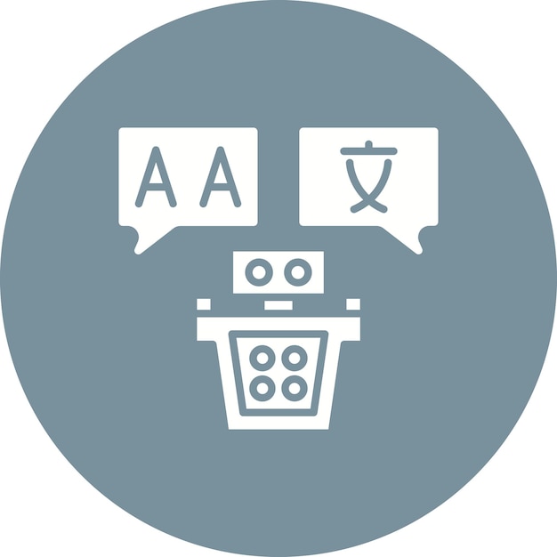 Translator icon vector image Can be used for Artificial Intelligence