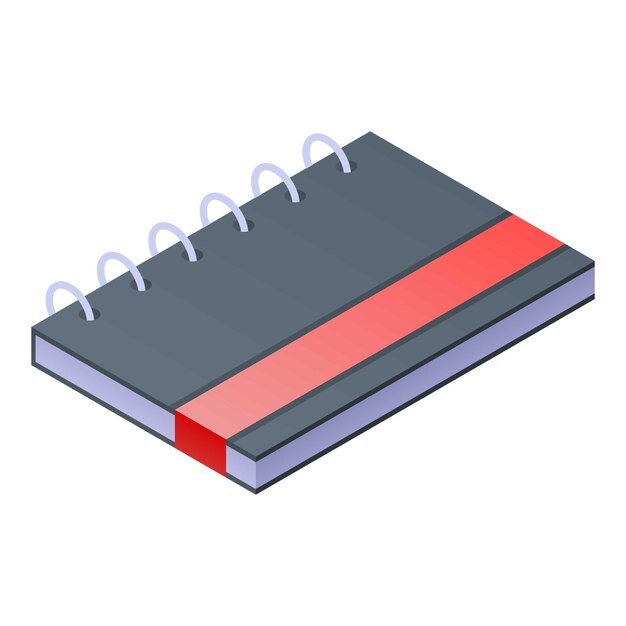 translator notebook icon isometric of translator notebook vector icon for web design isolated on white background