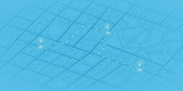 Travel concept geolocation and abstract gps navigation online navigation map pointer place mark with
