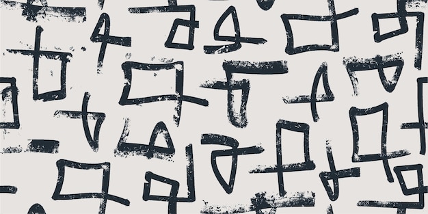 Trendy abstract lines pattern Modern vector template for design