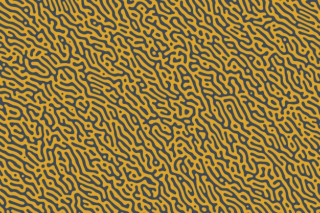 trendy design with organic irregular lines creating a retro mazelike decoration
