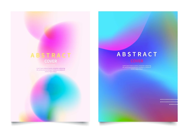 trendy fluid color gradient abstract background colorful abstract background vector illustration